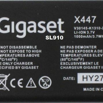 Gigaset V30145-K1310-X447 SL910 Batarya