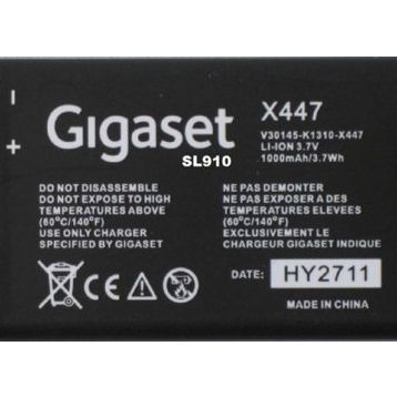 Gigaset V30145-K1310-X447 SL910 Batarya