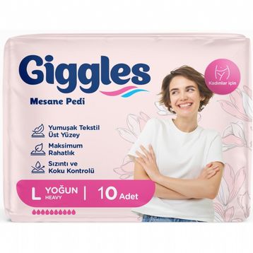 Giggles 10 Adet Large Kadın Mesane Pedi