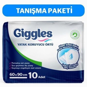 Giggles 10'lu 60x90 Yatak Koruyucu Örtü