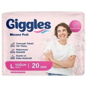 Giggles 20 Adet L Kadın Mesane Pedi
