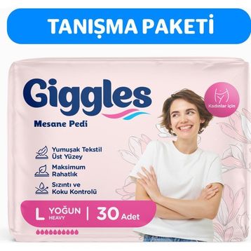 Giggles 30 Adet Large Yoğun Kadın Mesane Pedi