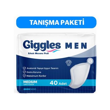 Giggles 40 Adet Medium Erkek Mesane Pedi