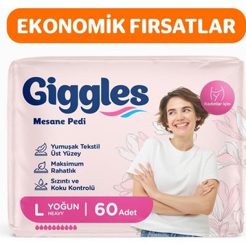 Giggles 60 Adet Large Kadın Mesane Pedi