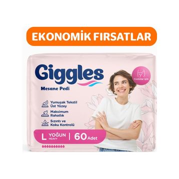 Giggles 60 Adet Large Kadın Mesane Pedi