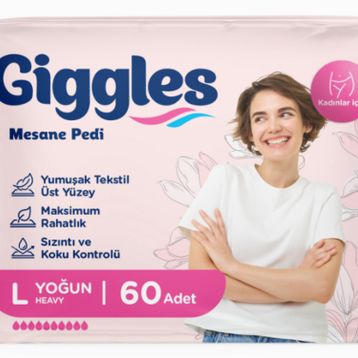 Giggles 60 Adet Large Kadın Mesane Pedi