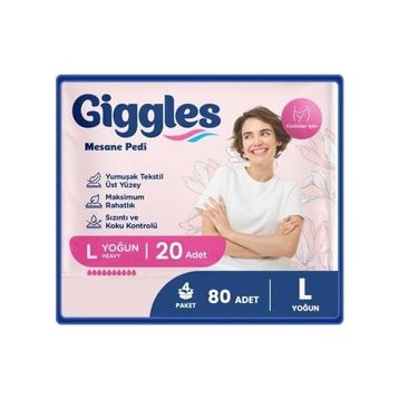 Giggles 80 Adet L Kadın Mesane Pedi
