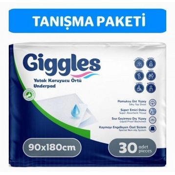 Giggles 90x180 cm 30 Adet Yatak Koruyucu Örtü