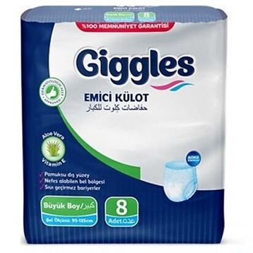 Giggles 95x135 cm Medium 8'li Emici Hasta Bezi