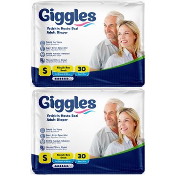 Giggles Belbantlı Küçük S 60 Adet Yetişkin Hasta Bezi