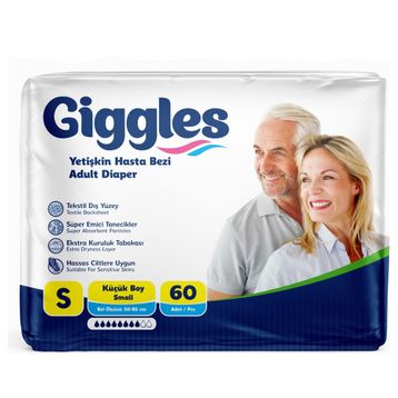 Giggles Belbantlı S Boy 2×30'lu Yetişkin Hasta Bezi