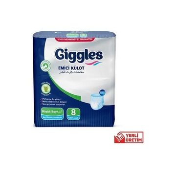 Giggles Eko Emici Beden 8 Adet Külot