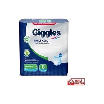 Giggles Eko Emici Beden 8 Adet Külot