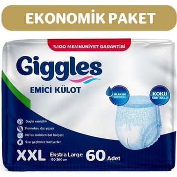 Giggles Emici Külot Extra Extra Large XXL 60 Adet Hasta Bezi