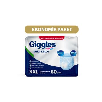 Giggles Emici Külot Extra Extra Large XXL 60 Adet Hasta Bezi