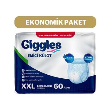 Giggles Emici Külot Extra Extra Large XXL 60 Adet Hasta Bezi