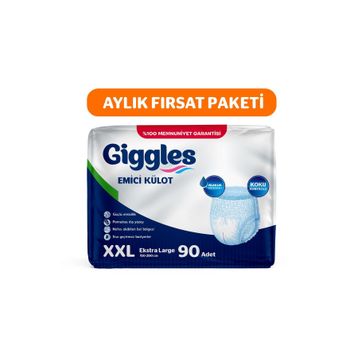 Giggles Emici Külot Extra Extra Large XXL 90 Adet Hasta Bezi
