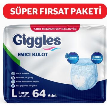 Giggles Emici Külot Large 64 Adet Yetişkin Bez