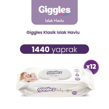 Giggles Klasik 1440 Adet Islak Havlu