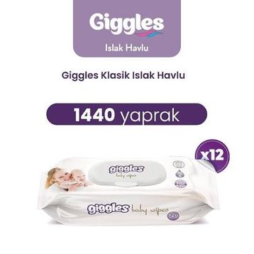 Giggles Klasik 1440 Adet Islak Havlu