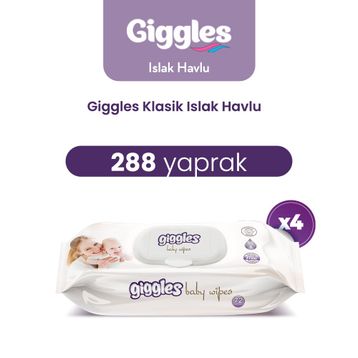 Giggles Klasik 288 Adet Islak Havlu