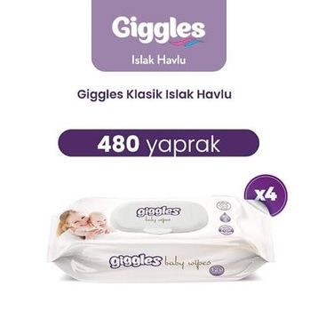 Giggles Klasik 480 Adet Islak Havlu