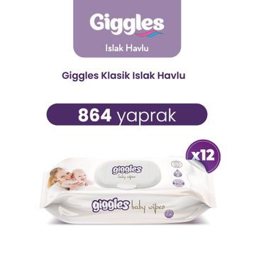 Giggles Klasik 864 Adet Islak Havlu
