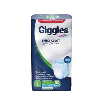 Giggles Külotlu Yetişkin Large 30 Adet Hasta Bezi