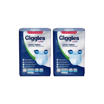 Giggles Külotlu Yetişkin XLarge 60 Adet Hasta Bezi