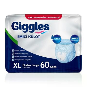 Giggles Külotlu Yetişkin XLarge 60 Adet Hasta Bezi