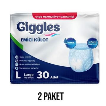 Giggles L 2x30'lu Emici Külot Yetişkin Hasta Bezi