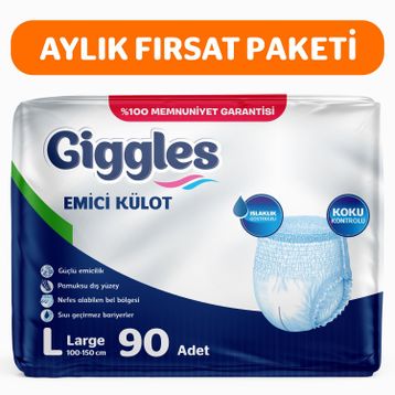 Giggles Large 90 Adet Emici Külot