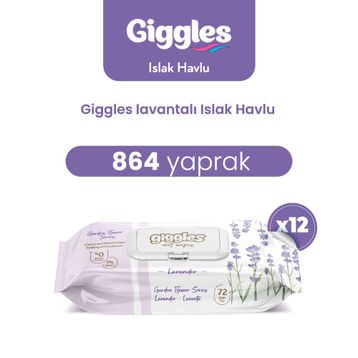 Giggles Lavanta 864 Adet Islak Havlu