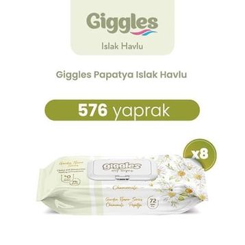 Giggles Papatya 576 Adet Islak Havlu