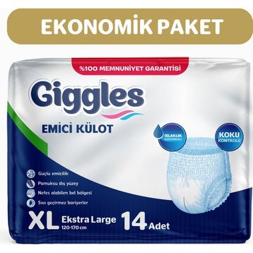 Giggles Yetişkin Ekstra Large 14 Adet Emici Külot
