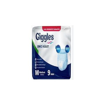 Giggles Yetişkin Medium 9 Adet Emici Külot