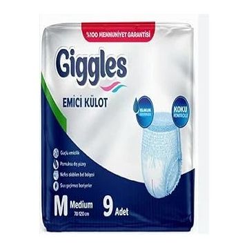 Giggles Yetişkin Medium 9 Adet Emici Külot
