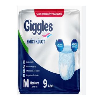 Giggles Yetişkin Medium 9 Adet Emici Külot