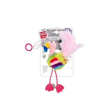 Gigwi 20 cm Flamingo Parmak Oltası Kedi Oyuncağı