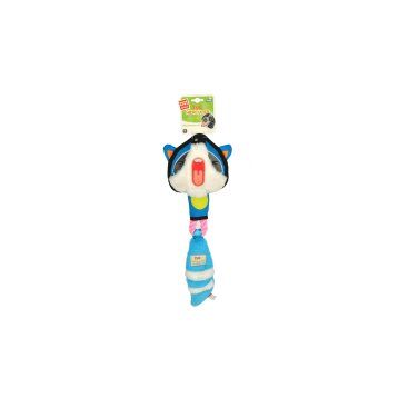 Gigwi 50 cm Peluş Rakun ve Diş İpli Köpek Oyuncağı