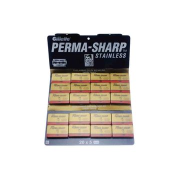 Gillette 100'lü 20x5 Permasharp Stainless Yaprak Tam Jilet