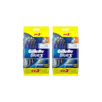 Gillette Blue3 12 Adet x 2 Kullan At Tıraş Bıçağı