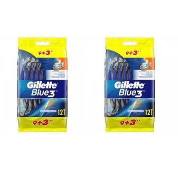 Gillette Blue3 12 Adet x 2 Kullan At Tıraş Bıçağı
