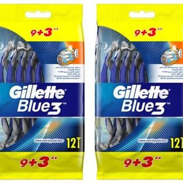Gillette Blue3 12 Adet x 2 Kullan At Tıraş Bıçağı