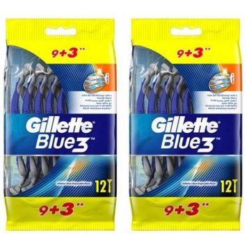 Gillette Blue3 12 Adet x 2 Kullan At Tıraş Bıçağı