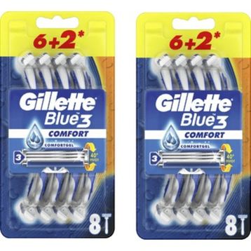 Gillette Blue3 Comfort 2 Adet 8'li Tıraş Bıçağı