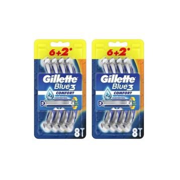Gillette Blue3 Comfort 2 Adet 8'li Tıraş Bıçağı