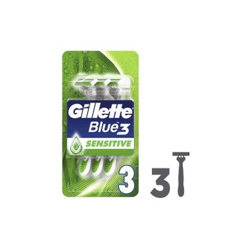 Gillette Blue3 Sensitive 3'lü Poşet Tıraş Bıçağı