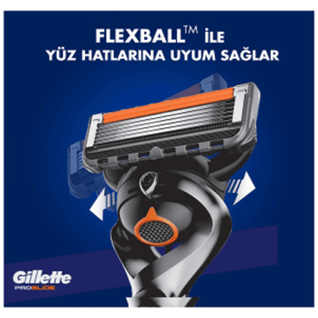 Gillette Fusion Proglide 4'lü Tıraş Bıçağı Yedeği