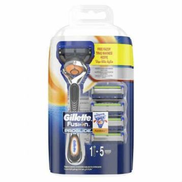 Gillette Fusion Proglide Power Flexball Tıraş Makinesi + 5 Yedek Tıraş Bıçağı